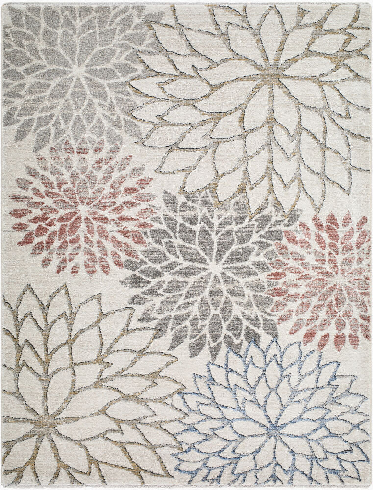Lausanne Black/Light Brown Machine Woven Rug LNN-2300 - 5'3" x 7'