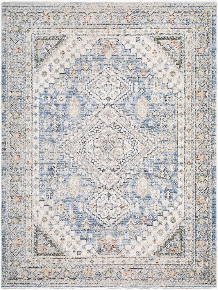 Lausanne Black/Olive Machine Woven Rug LNN-2302 - 5'3" x 7'