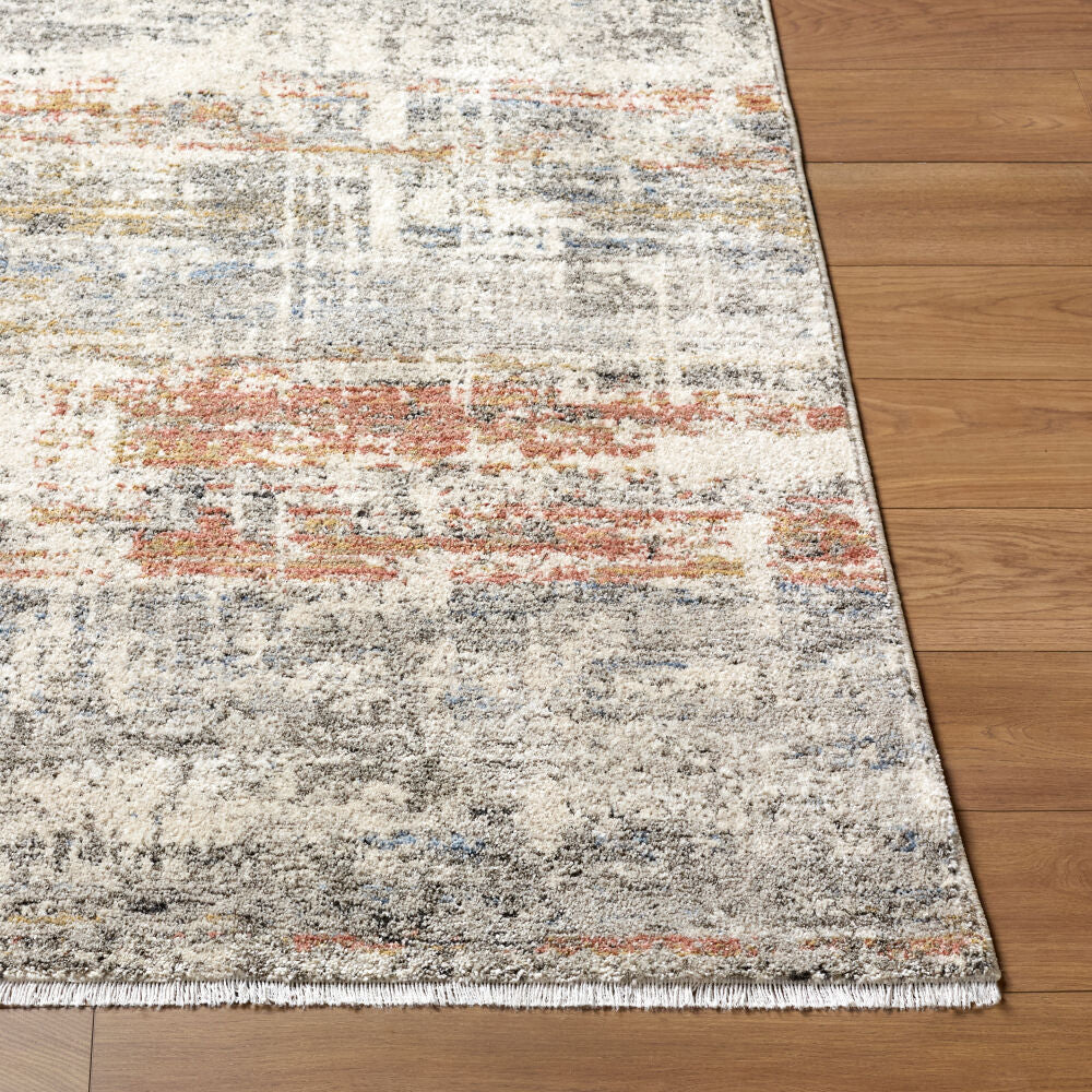 Lausanne Black/Light Brown Machine Woven Rug LNN-2304 - front