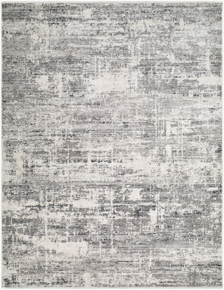 Lausanne Black/Light Brown Machine Woven Rug LNN-2305 - 5'3" x 7'