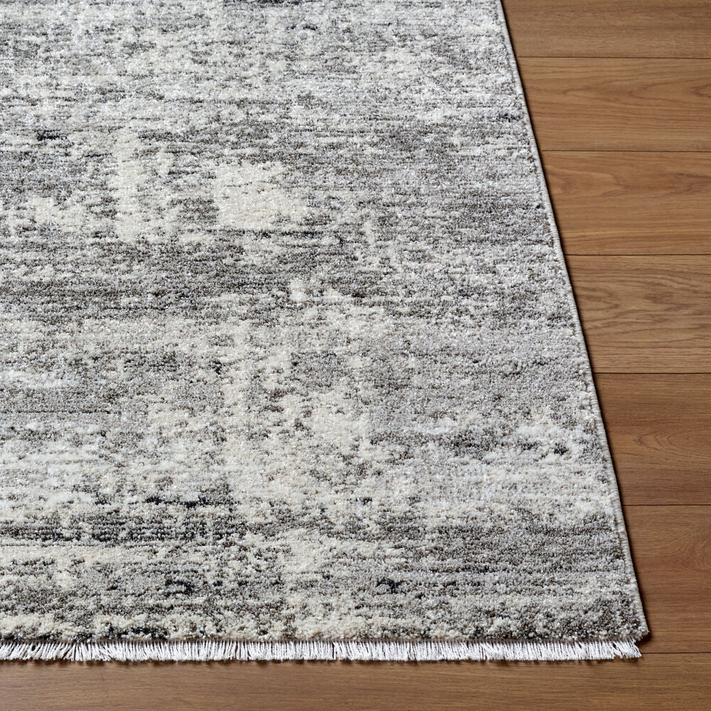 Lausanne Black/Light Brown Machine Woven Rug LNN-2305 - front