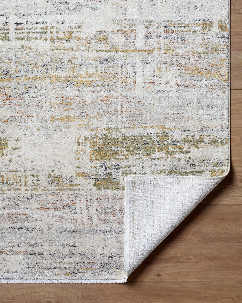 Lausanne Black/Olive Machine Woven Rug LNN-2306 - fold