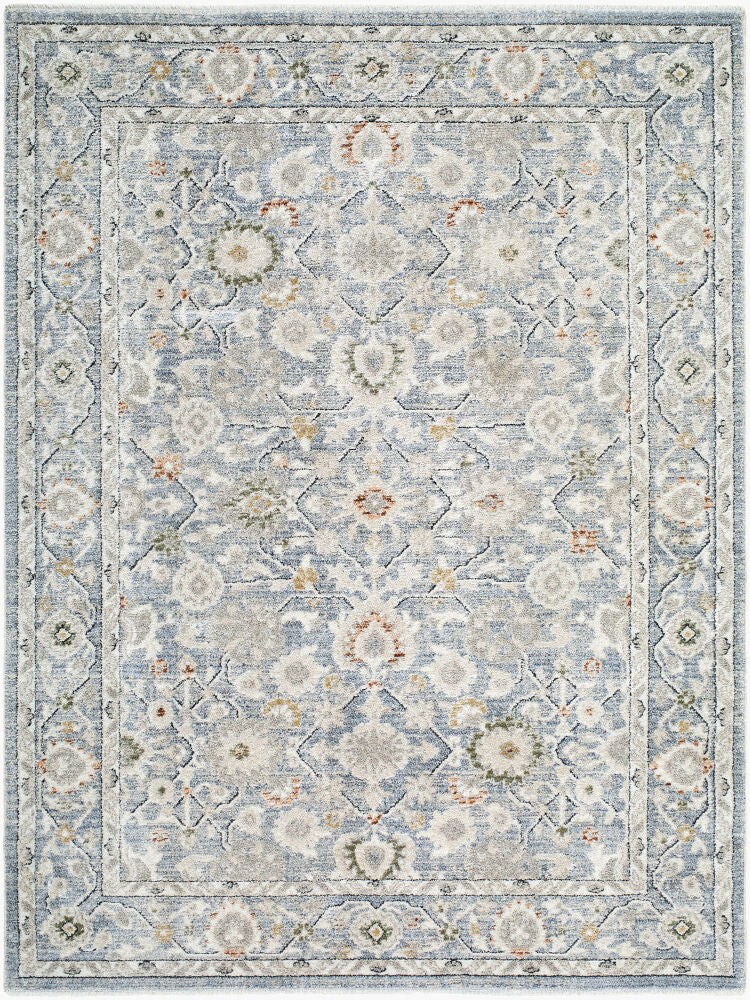 Lausanne Black/Olive Machine Woven Rug LNN-2307 - 5'3" x 7'