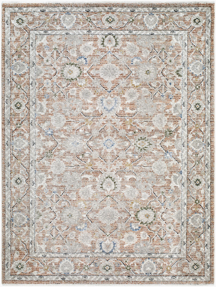 Lausanne Black/Olive Machine Woven Rug LNN-2308 - 5'3" x 7'