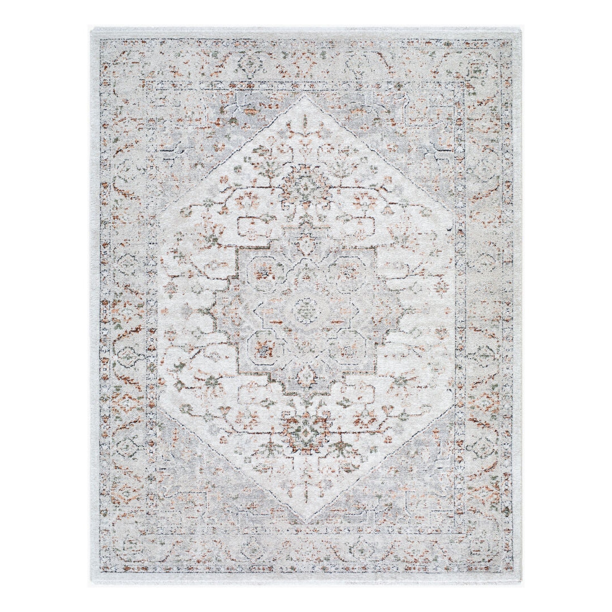 Lausanne Black/Olive Machine Woven Rug LNN-2310 - 5'3" x 7'