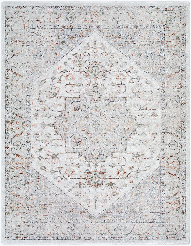 Lausanne Black/Olive Machine Woven Rug LNN-2310 - 5'3" x 7'