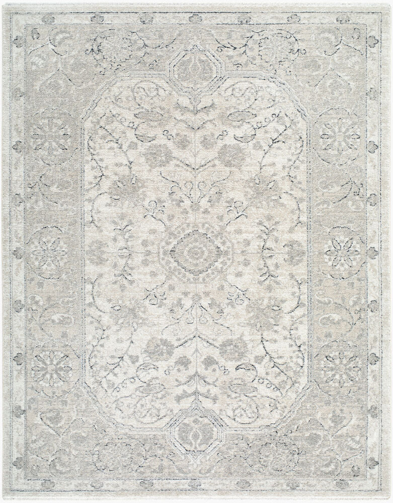 Lausanne Black/Light Brown Machine Woven Rug LNN-2312 - 5'3" x 7'