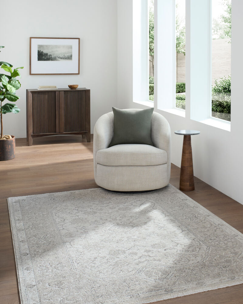 Lausanne Black/Light Brown Machine Woven Rug LNN-2312 - roomscene