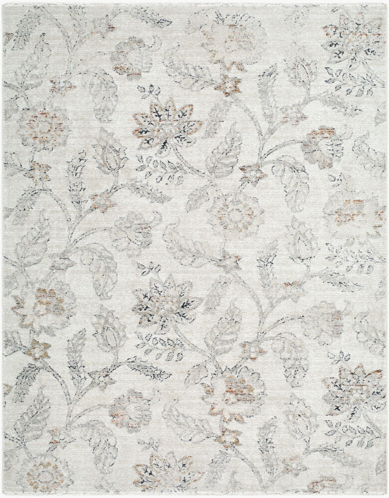 Lausanne Black/Light Brown Machine Woven Rug LNN-2313 - 5'3" x 7'