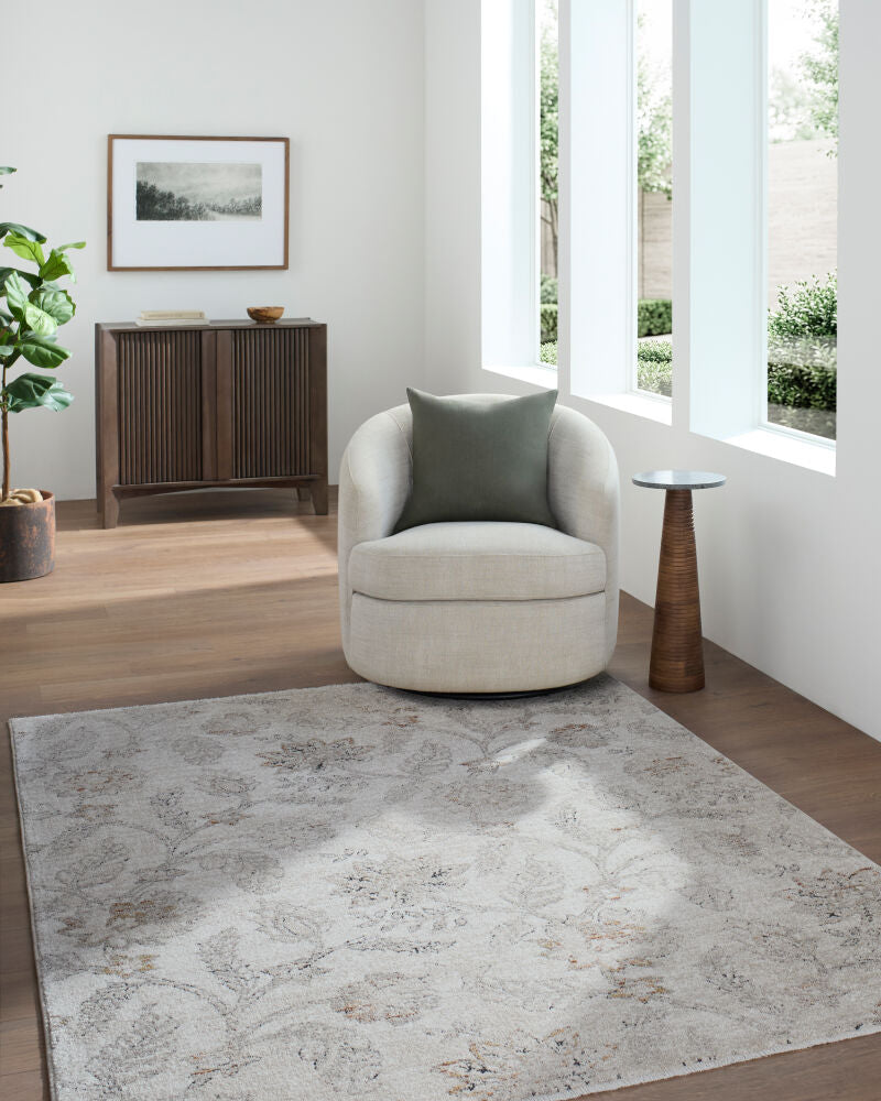 Lausanne Black/Light Brown Machine Woven Rug LNN-2313 - roomscene