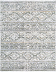 Lausanne Black/Olive Machine Woven Rug LNN-2315 - 5'3" x 7'