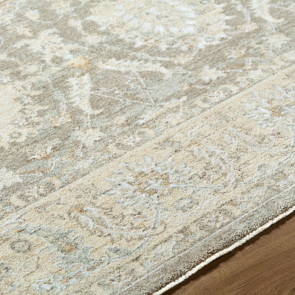 Lotus Cream/Tan Machine Woven Rug LOT-2306 - texture