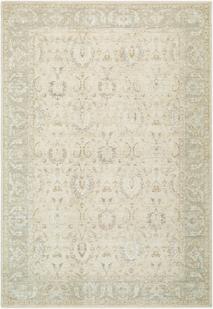 Lotus Cream/Tan Machine Woven Rug LOT-2308 - 2'7" x 10'