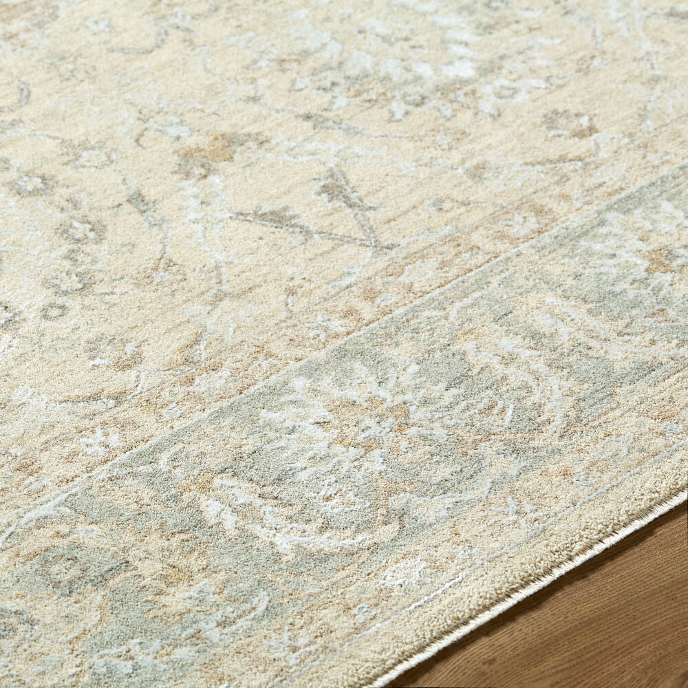 Lotus Cream/Tan Machine Woven Rug LOT-2308 - texture