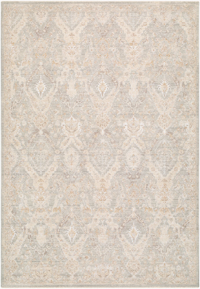 Lotus Cream/Tan Machine Woven Rug LOT-2309 - 2'7" x 10'