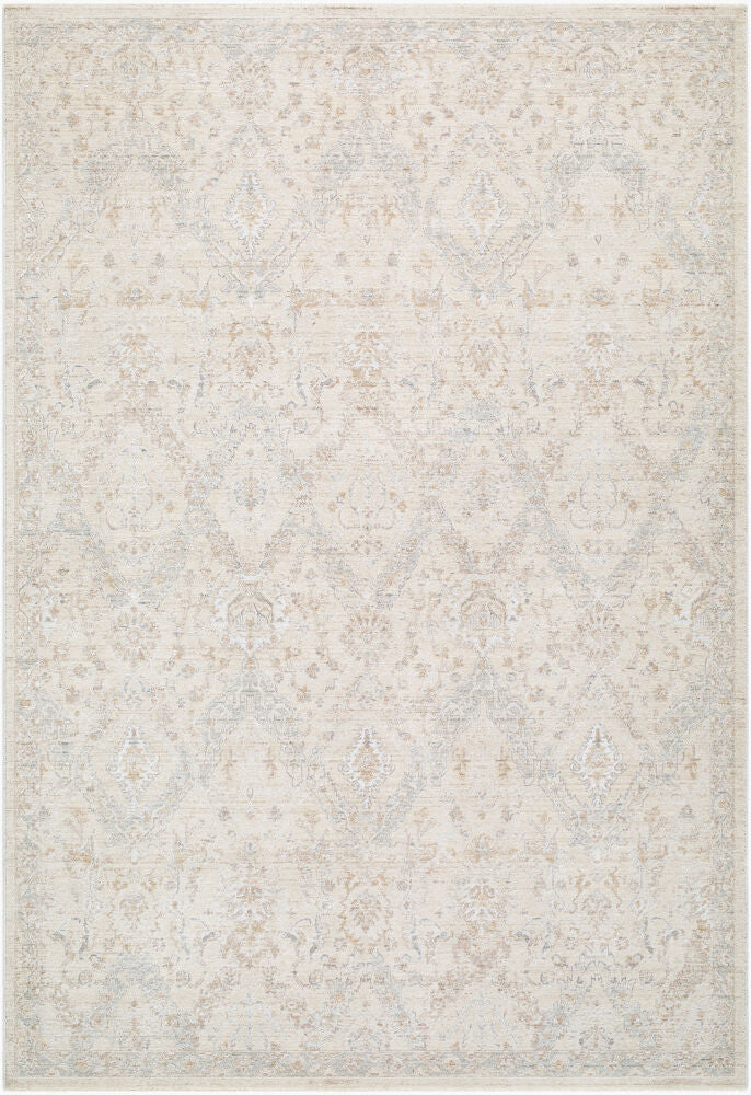 Lotus Cream/Tan Machine Woven Rug LOT-2310 - 2'7" x 10'