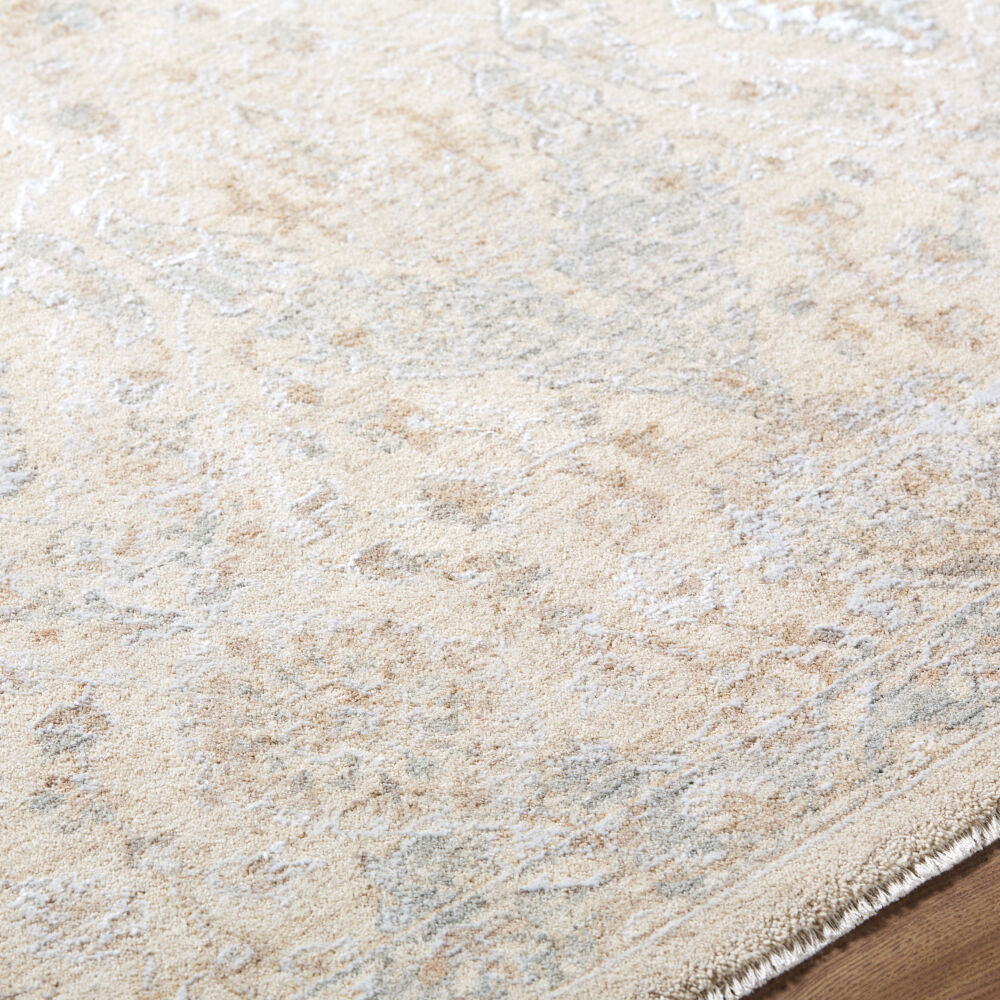 Lotus Cream/Tan Machine Woven Rug LOT-2310 - texture