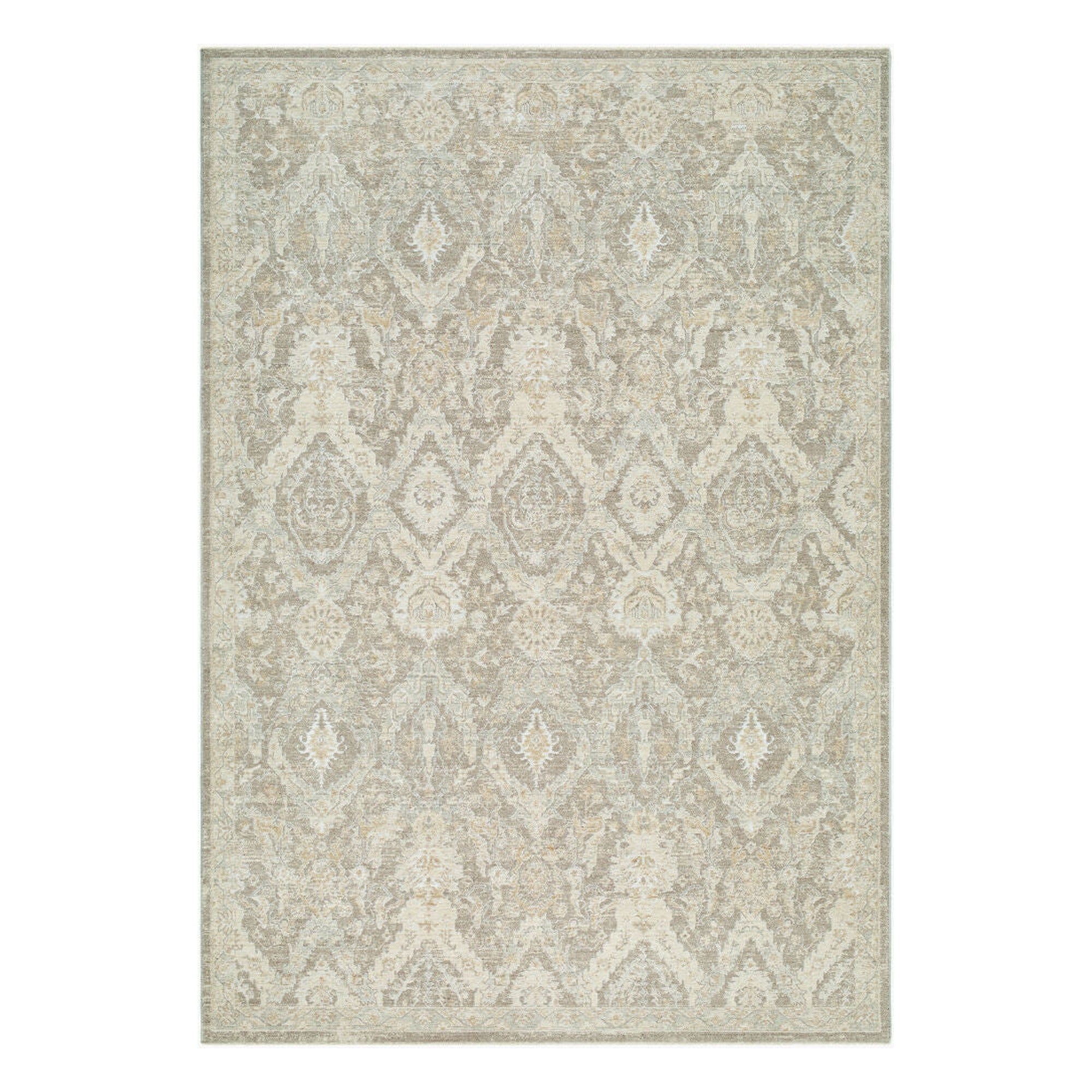 Lotus Cream/Tan Machine Woven Rug LOT-2311 - 2'7" x 10'