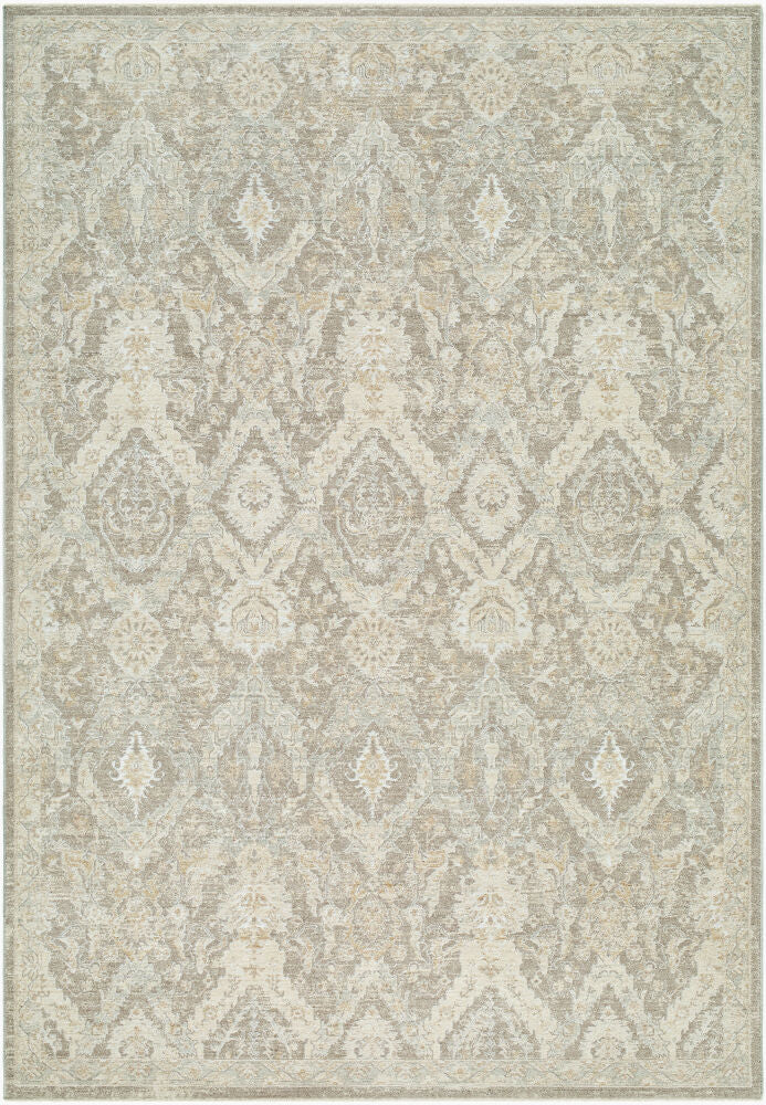 Lotus Cream/Tan Machine Woven Rug LOT-2311 - 2'7" x 10'