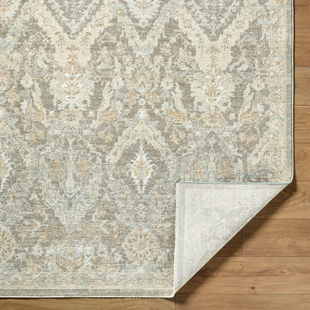 Lotus Cream/Tan Machine Woven Rug LOT-2311 - fold