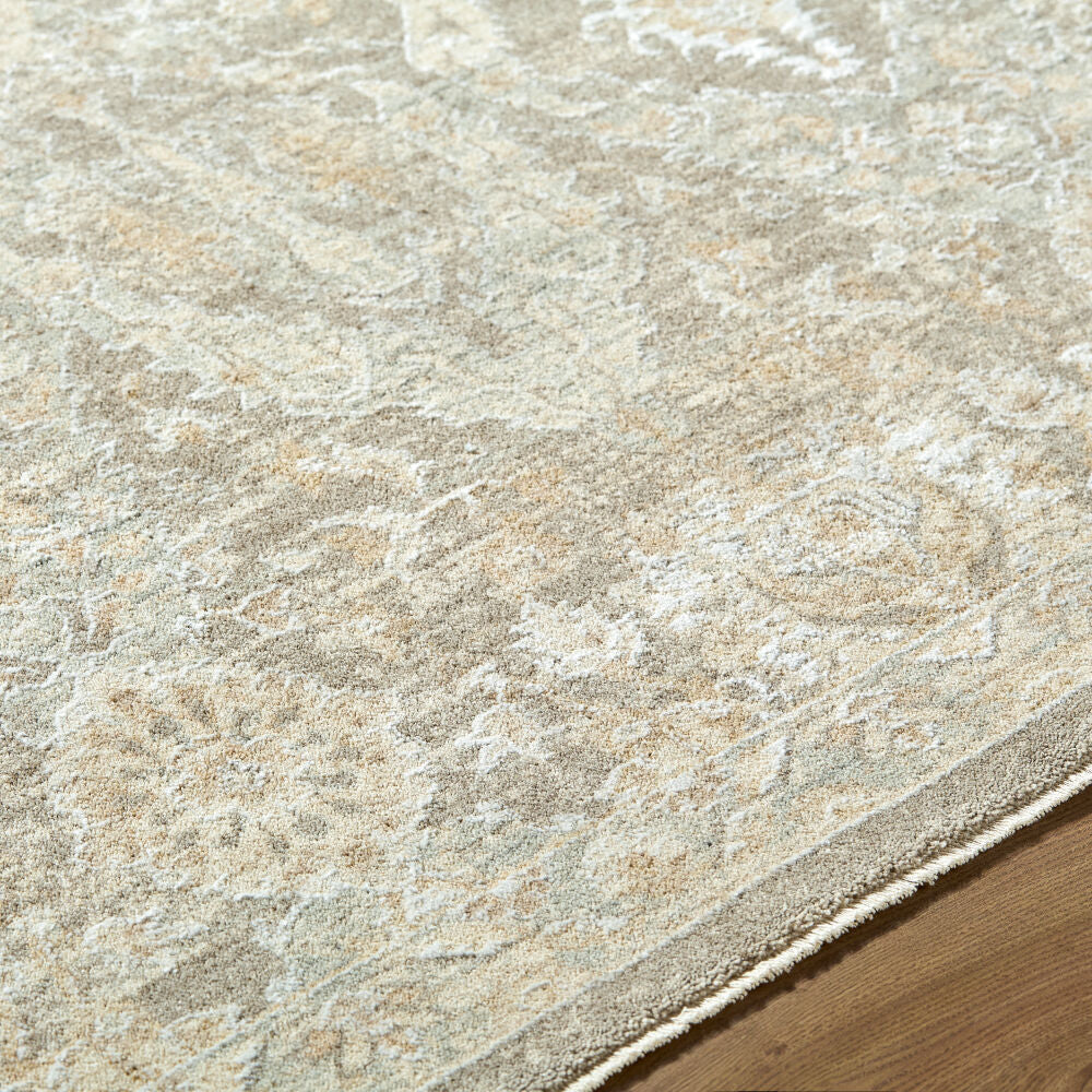 Lotus Cream/Tan Machine Woven Rug LOT-2311 - texture