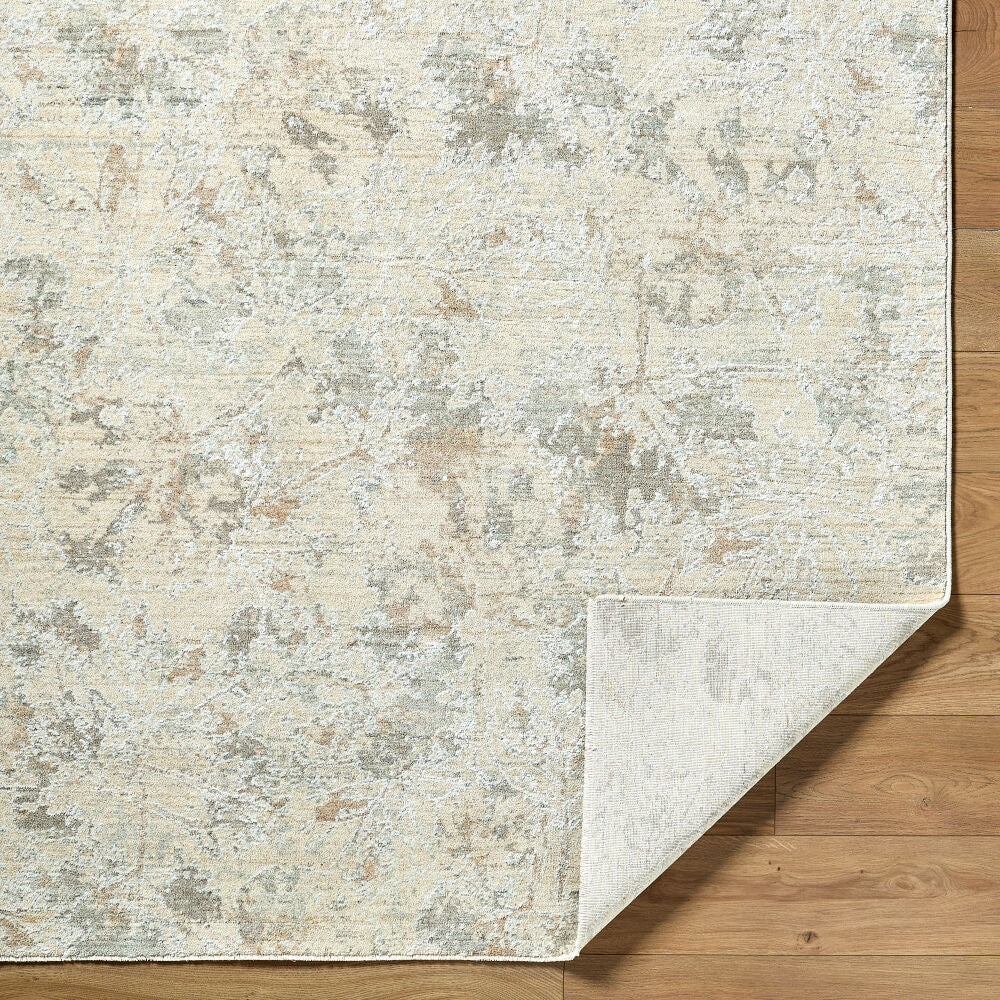Lotus Cream/Tan Machine Woven Rug LOT-2313 - fold