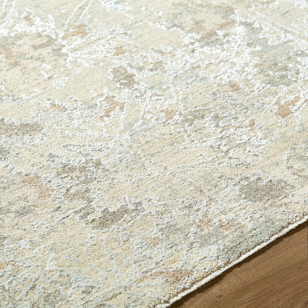 Lotus Cream/Tan Machine Woven Rug LOT-2313 - texture