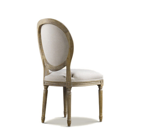 FRENCH VINTAGE LOUIS ROUND SIDE CHAIR