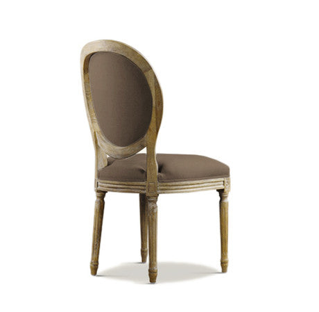 FRENCH VINTAGE LOUIS ROUND SIDE CHAIR