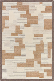 La Puna Brown/White Handmade Rug LPN-2304 - 2' x 3'