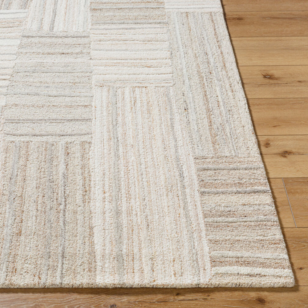 La Puna Brown/White Handmade Rug LPN-2305 - front