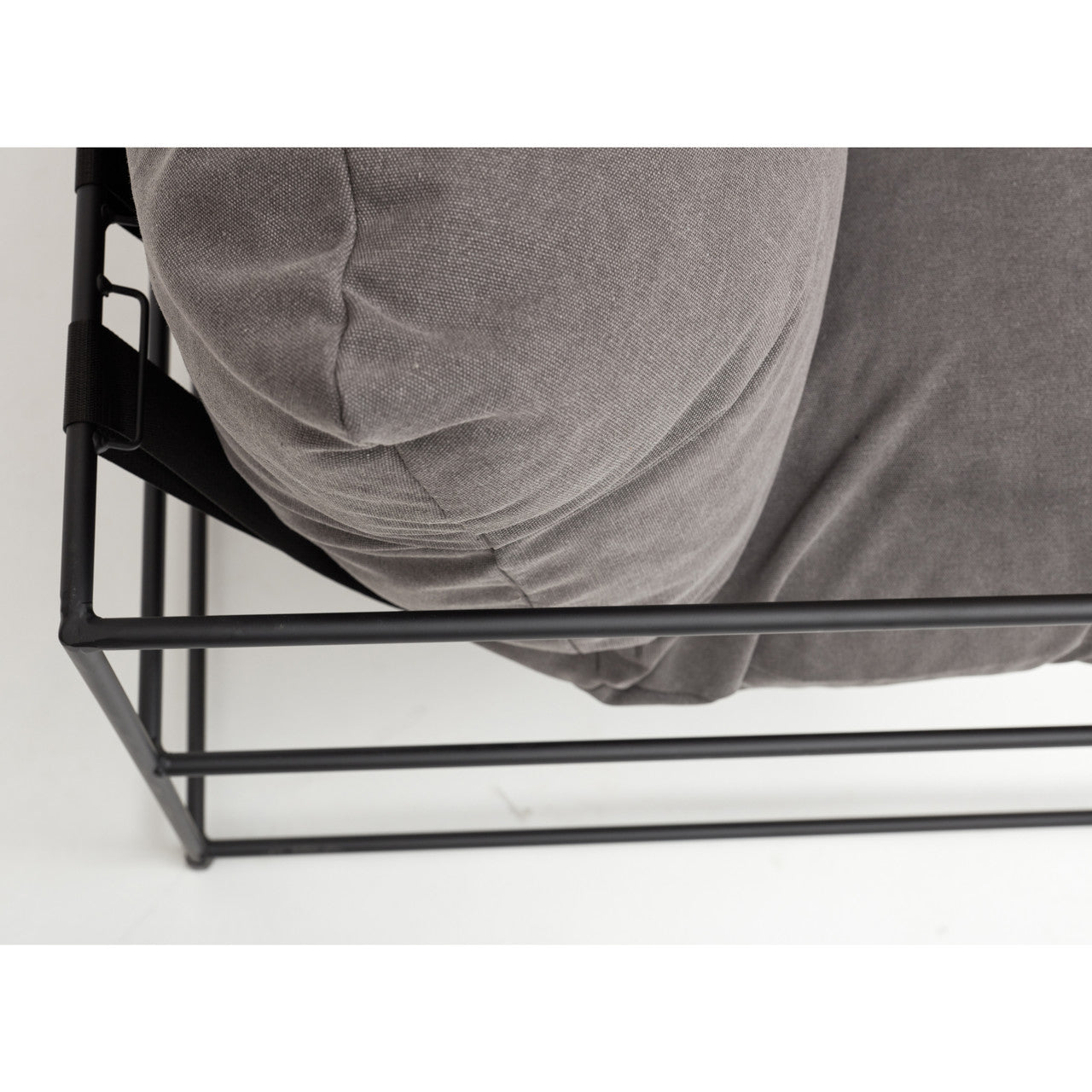 Metro - Trent Accent Chair - Washed Grey Upholstery