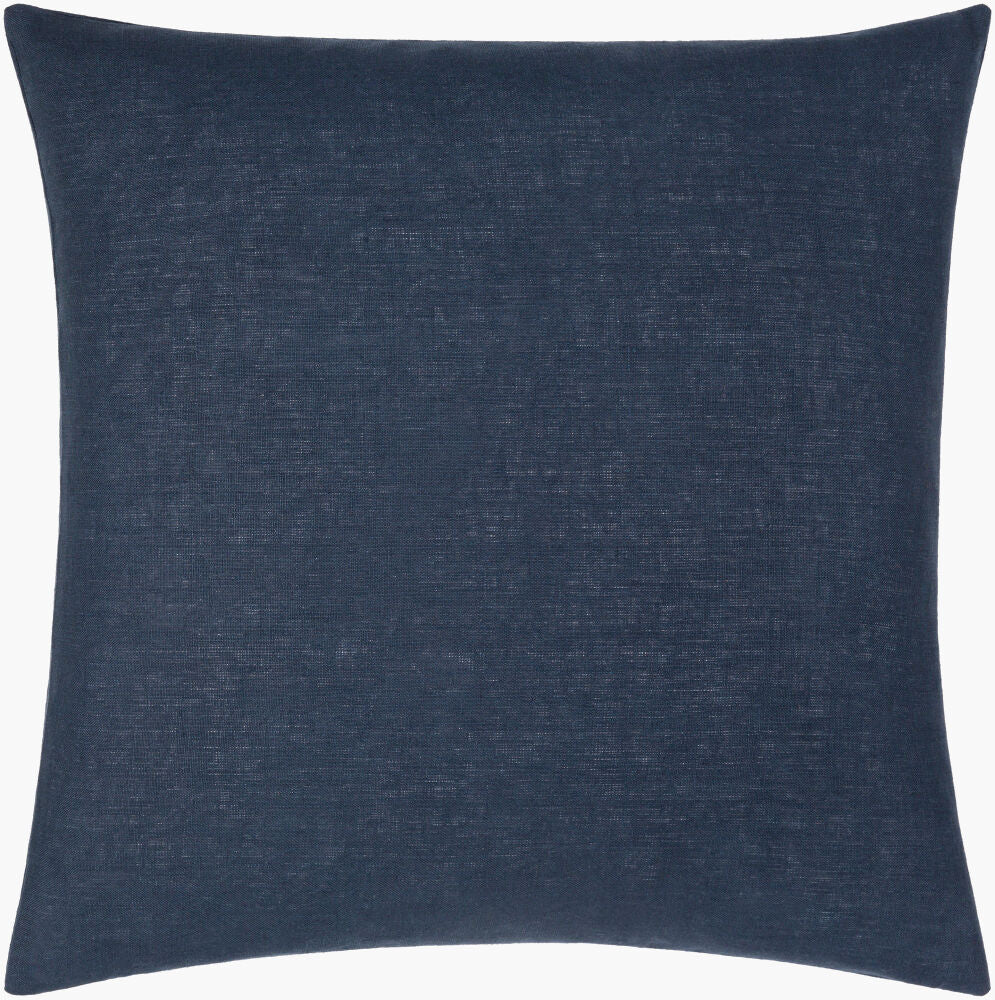 Linen Solid Lumbar Pillow - 18"L x 18"W