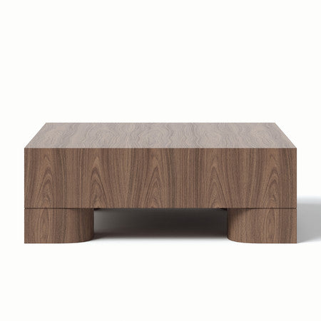 Eka Square Coffee Table - Walnut