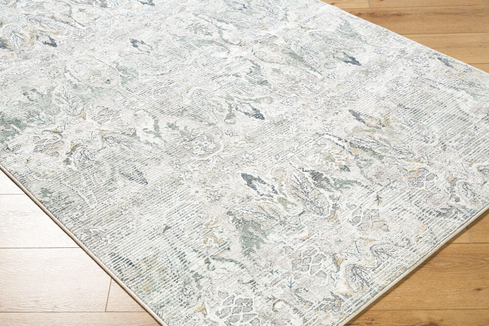 Lorenz Beige/Sage Machine Woven Rug LTZ-2300 - corner