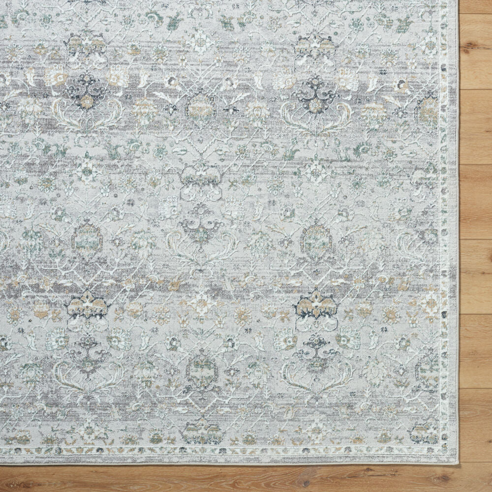 Lorenz Beige/Sage Machine Woven Rug LTZ-2301 - overhead