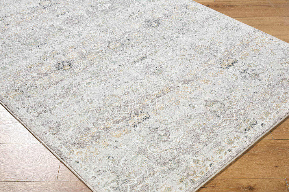 Lorenz Beige/Sage Machine Woven Rug LTZ-2301 - corner