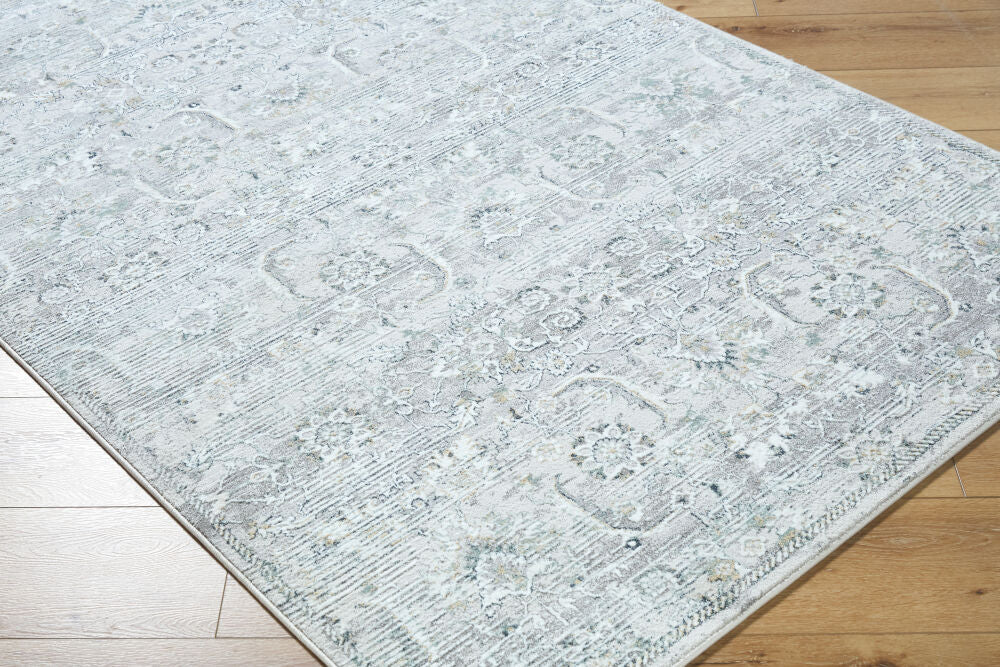 Lorenz Beige/Sage Machine Woven Rug LTZ-2302 - corner