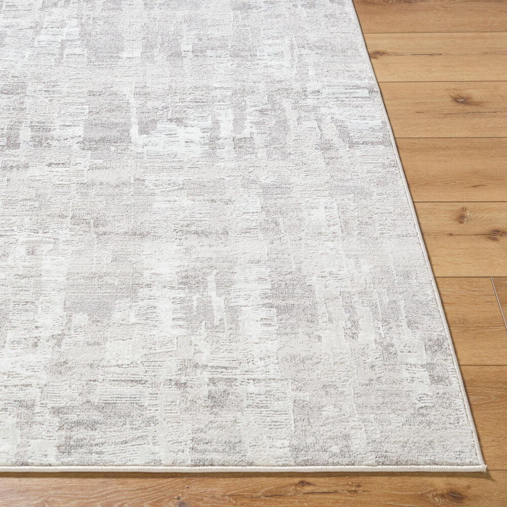 Lorenz Gray/Light Sage Machine Woven Rug - front