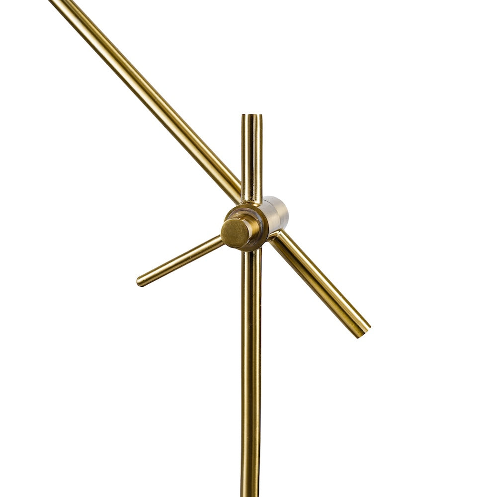 Lumora Table Lamp | Adjustable Black and Gold Desk Lighting