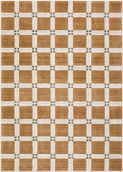 La Luna Light Brown/Olive Machine Woven Rug LUU-2307 - 5'3" x 7'