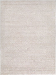 La Luna Off-White Machine Woven Rug - 5'3" x 7'