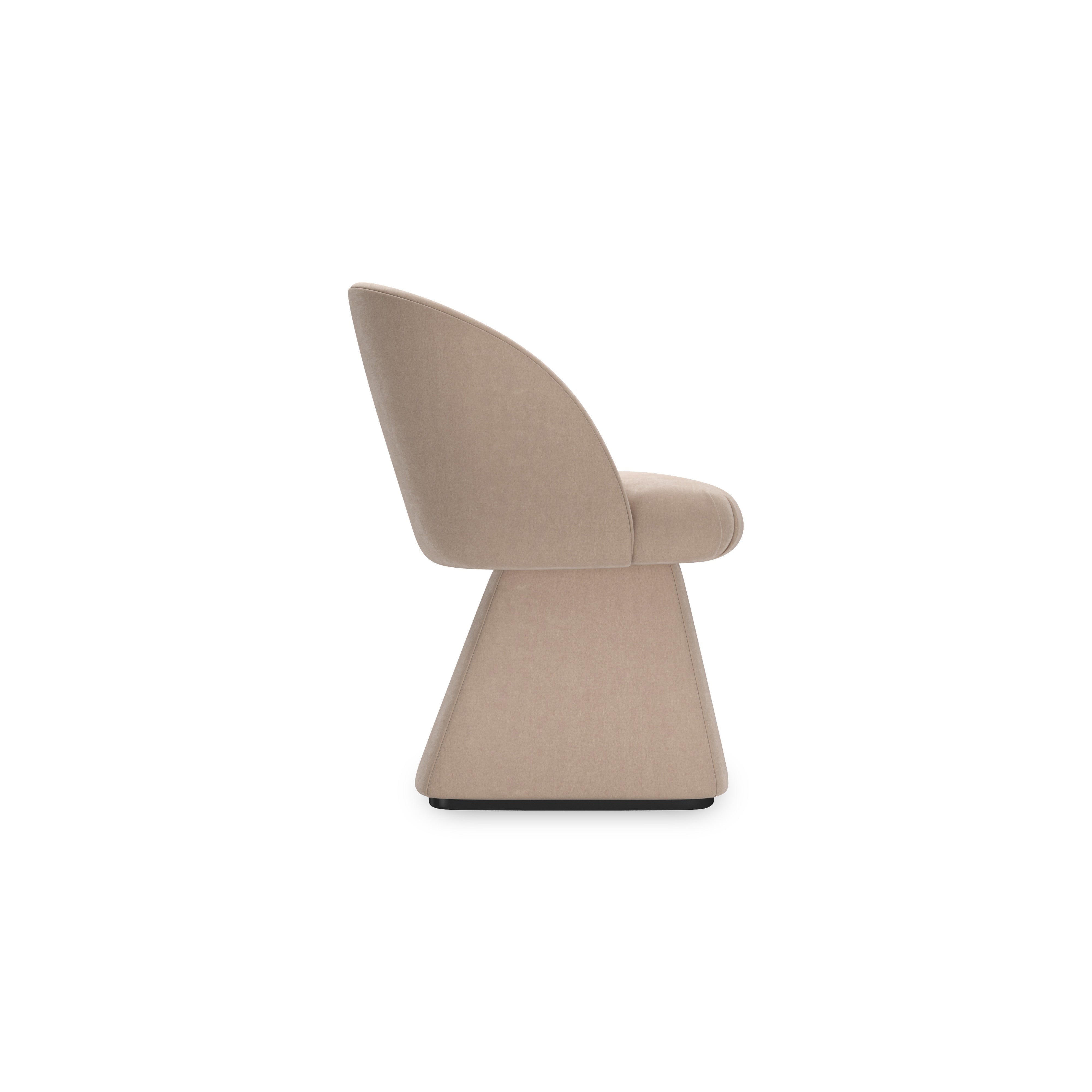 Vuelta Swivel Almost Black Dining Chair 23" by Caracole - view 5