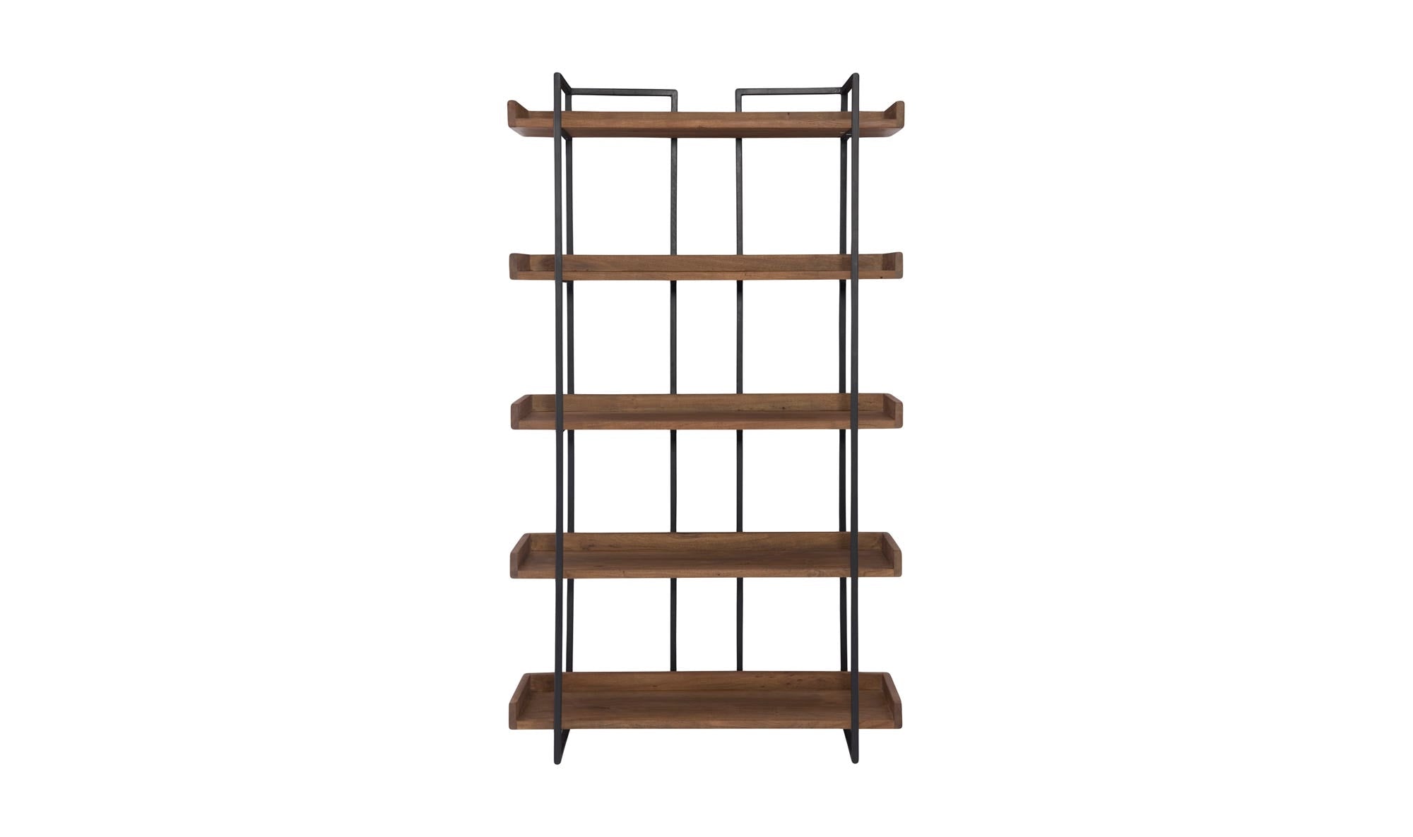 Vancouver Bookshelf Small Light Brown by Moe's Home Collection - view 6
