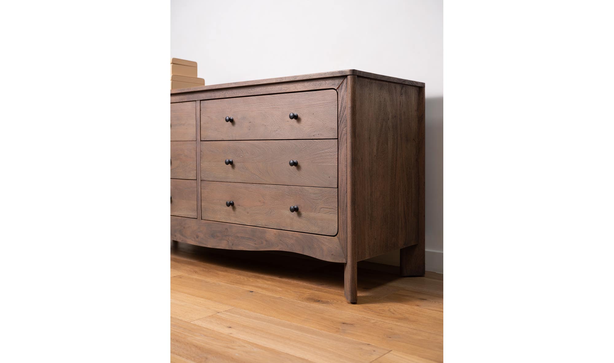Mabel 6 Drawer Dresser Dark Brown by Moe's Home Collection - view 10