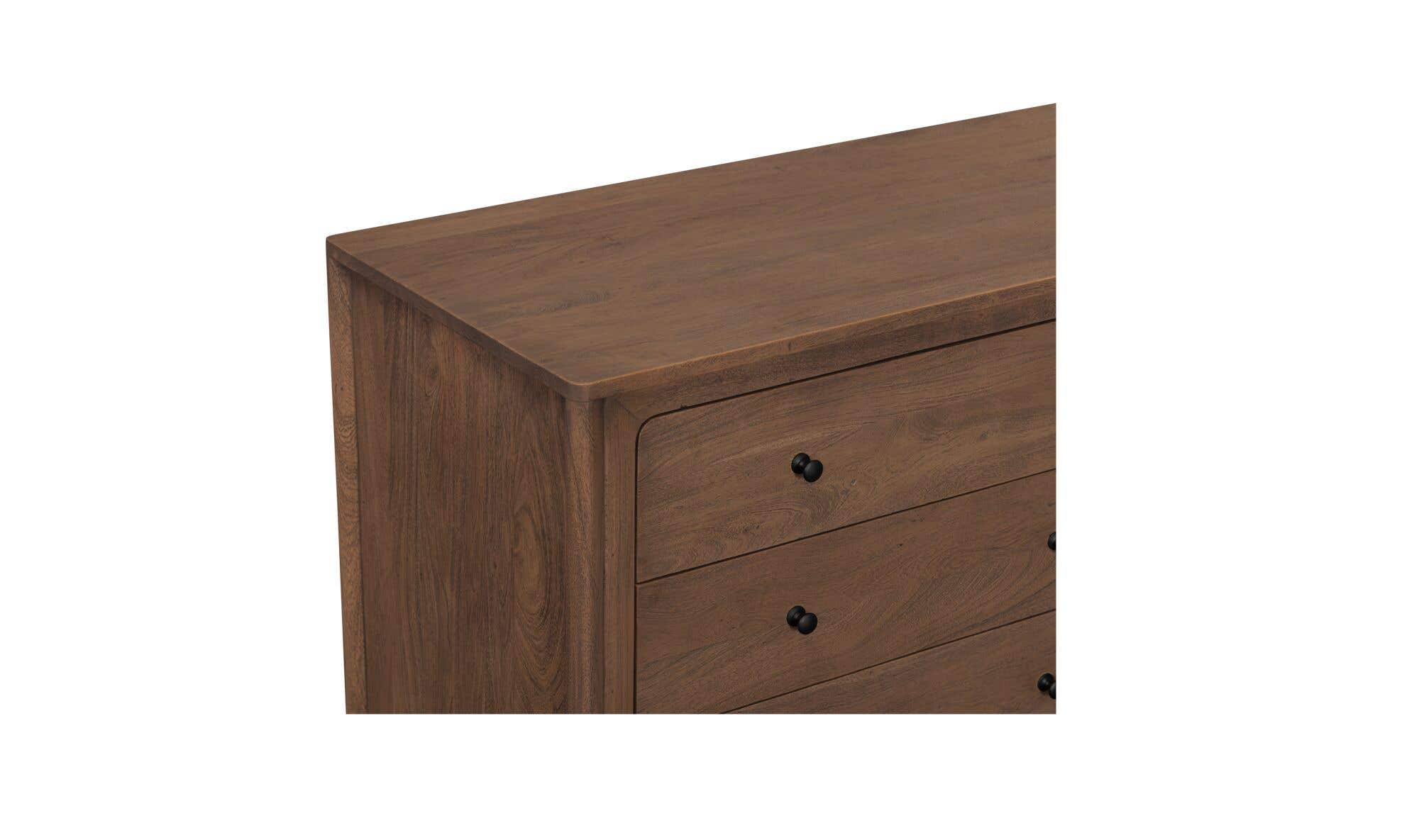 Mabel 6 Drawer Dresser Dark Brown by Moe's Home Collection - view 22