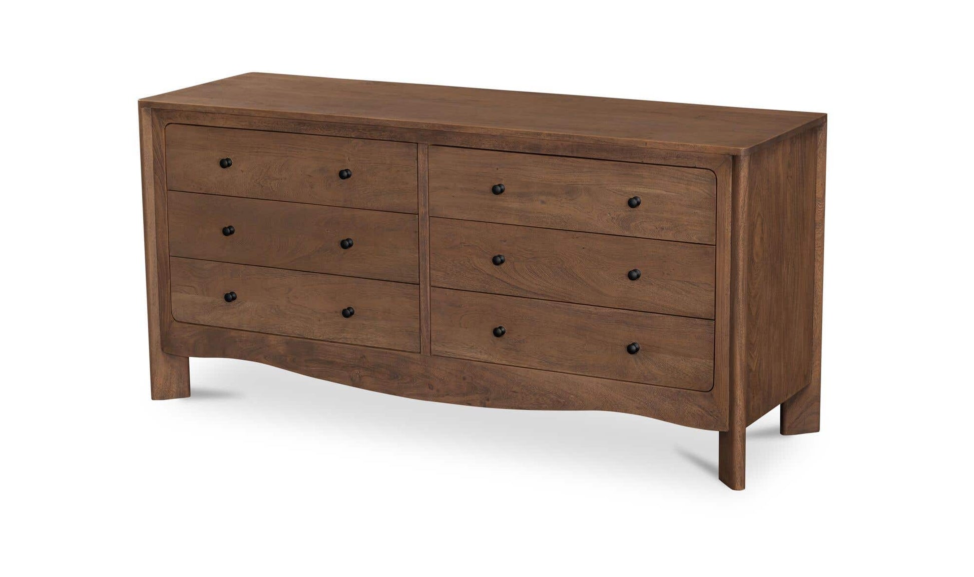 Mabel 6 Drawer Dresser Dark Brown by Moe's Home Collection - view 18