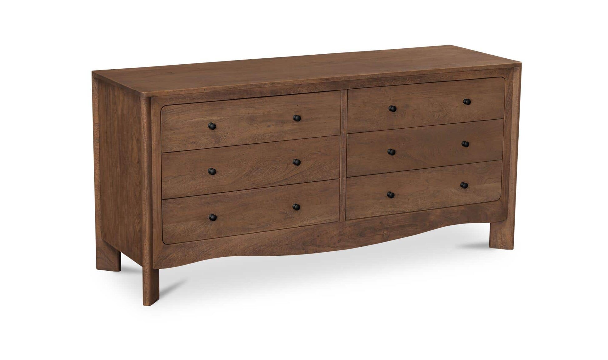 Mabel 6 Drawer Dresser Dark Brown by Moe's Home Collection - view 13