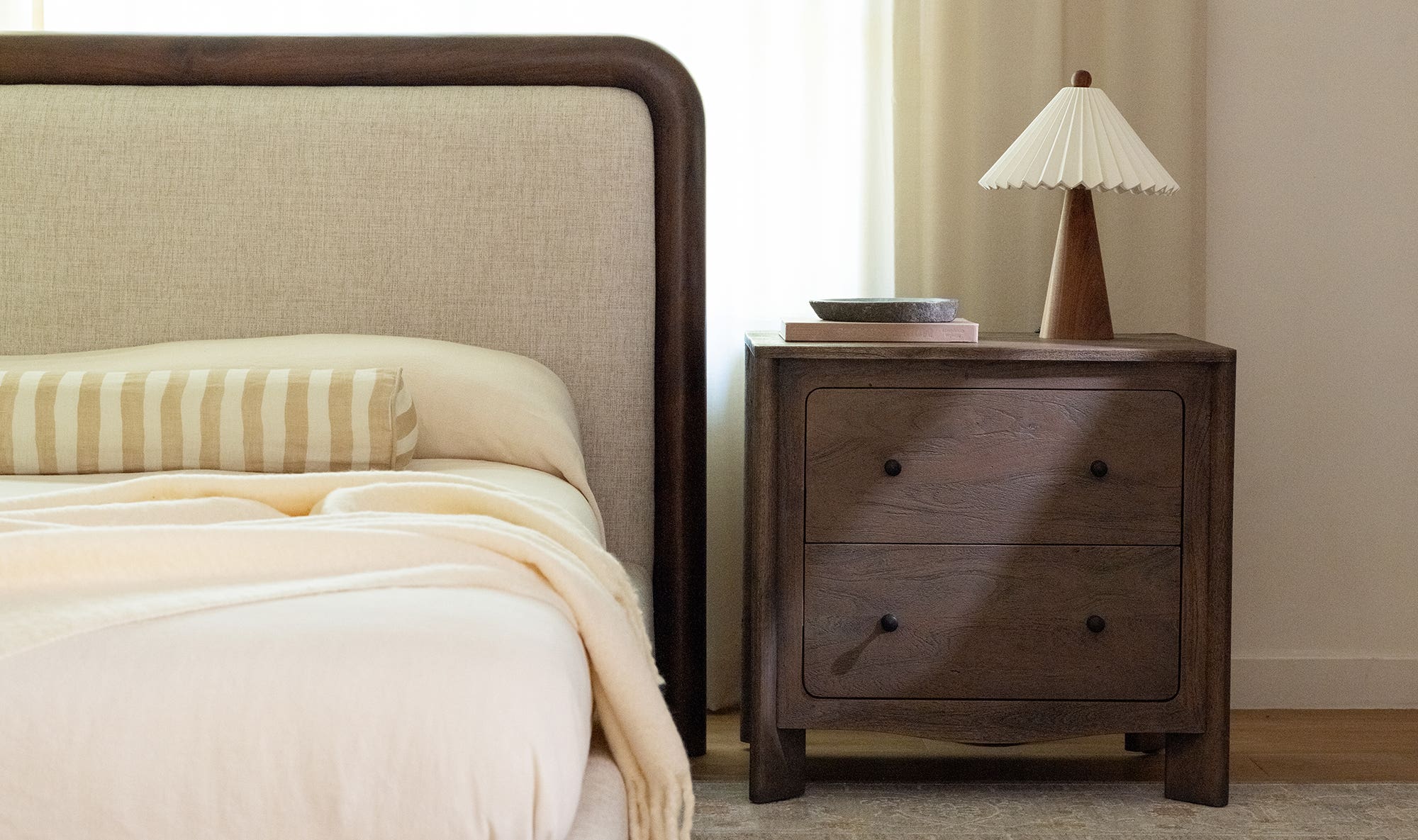 Mabel Nightstand Dark Brown by Moe's Home Collection - view 7