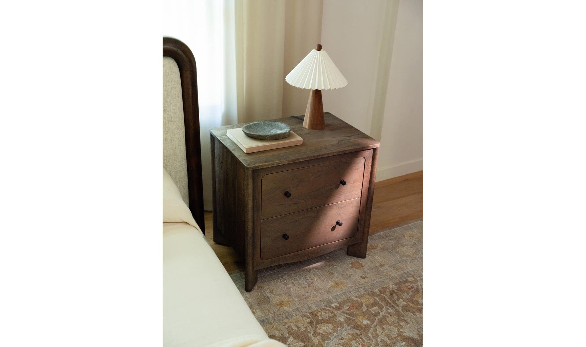 Mabel Nightstand Dark Brown by Moe's Home Collection - view 9